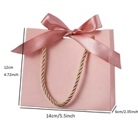 Sac cosmétique rose personnalisable avec logo noir imprimé, fabrication chinoise, idéal pour les boutiques de beauté – Accepte le marquage à chaud