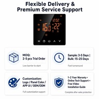 Termostato Inteligente para Caldera de Agua y Gas, con Pantalla IPS, para Hoteles, Personalización OEM/ODM, Directo de Fábrica RKHK