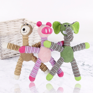 Ultime forniture per animali domestici di grande qualità carino morbido peluche cane Pug suono stridulo masticare giocattoli Eco Friendly - Product Image 4