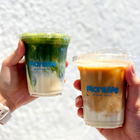 Gobelets en plastique transparent de 16 oz avec couvercles et pailles, jetables, pour café glacé, smoothies et boissons de fête