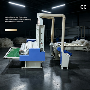 Machine de peignage à flux d'air pour fibres recyclées de feutre aiguilleté - Product Image 1