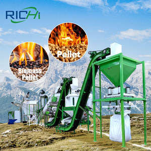 Ligne de granulés de biocarburant 5-7 t/h de conception personnalisée RICHI - Product Image 1