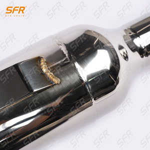 ท่อไอเสียสแตนเลสชุบโครเมียมแบบปรับได้ SFR สำหรับรถมอเตอร์ไซค์เดวิดสัน รุ่นบ็อบเบอร์/ชอปเปอร์ พร้อมอุปกรณ์ลดเสียง - Product Image 6