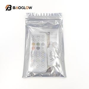 Xu hướng mới 24 phím không dây Micro 12V <span class=keywords><strong>RF</strong></span> âm thanh màu xanh răng KTV <span class=keywords><strong>RGB</strong></span> âm nhạc phản ứng LED tường ánh sáng dimmer điều khiển âm nhạc màu xanh răng - Product Image 5