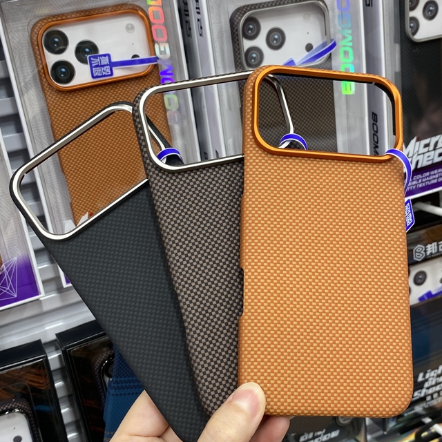 BoomGood Real Aramid Fiber Magnetic Slim Business Design Crossbody Case for 17 Series 1500D