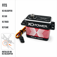Servomoteurs à vendre XQ-POWER XQ-BLS8140H Servomoteur de queue 40kg Étanche Sans balais Engrenage en acier inoxydable Aluminium CNC 12V