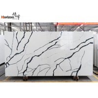2023 Horizon mince dalle de quartz blanc pur 1cm dalles de quartz