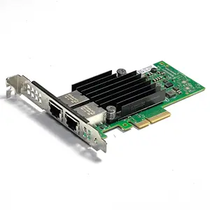 X550-T2 10G ईथरनेट सर्वर एडाप्टर PCI-E x4 डुअल पोर्ट 10 गीगाबिट RJ45 कन्वर्ज्ड नेटवर्क कार्ड x550