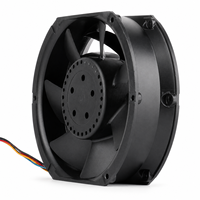 Ventilateur de refroidissement axial à inverseur Delta DC 48V 3.60A AC EC 12V 24V 172X150X51MM 17CM 17251 PWM à roulement à billes, grand volume d'air THB1548AG