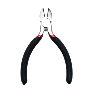 Diagonal Pliers 5 In Chrome Vanadium Steel Spring Loaded Industrial Grade Smooth Jaw Slanted Mouth Cutters - Product Image 3