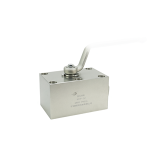 Válvula de Bola de Alta Presión Tipo Placa KHP-32 DN32 PN315, Válvula de Cierre Hidráulica de Acero al Carbono - Product Image 1