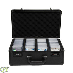 YY Caja De Almacenamiento De Cartas Graduadas De Aluminio Con 4 Ranuras Y Cerradura Para Coleccionistas - Product Image 4