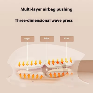Masajeador de mano eléctrico inalámbrico plegable de alta calidad al por mayor con función de calentamiento y dispositivo de compresión de aire mini - Product Image 3