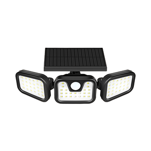 مصابيح HESHI الشمسية بثلاثة رؤوس قابلة للتعديل مع مستشعر حركة <span class=keywords><strong>LED</strong></span> IP54، إضاءة نهارية 180 درجة 5000K، مادة ABS، معتمدة من CE، بطارية تدوم 30000 ساعة - Product Image 5
