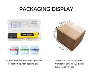 เครื่องวัดค่า PH สำหรับเครื่องทดสอบค่าไฮโดรโปนิกส์แบบดิจิตอลด้วยช่วงการวัดค่า PH 0-14 - Product Image 4