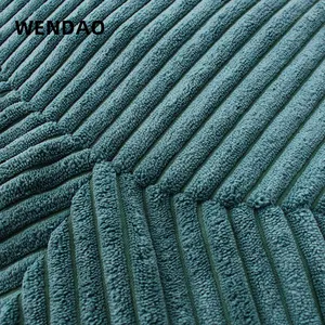 Green Corduroy Fabric High Density Broken Sponge Single Round Lazy Sofa Chair For Bedroom