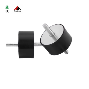 แผ่นรองกันกระแทกยางสีดำแบบ VV พร้อมลวดคู่ภายนอก สำหรับมอเตอร์ทรงกระบอก  ตัวกันกระแทกแบบสกรู  ตัวกันกระแทกสำหรับมอเตอร์อุตสาหกรรม - Product Image 1