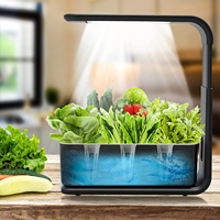 Mini Jardinière Intelligente Électronique Numérique pour Cultivation à Domicile, Kits de Jardinage d'Herbes, Systèmes de Culture Hydroponique