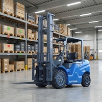 Montacargas Eléctrico Liftron CPD20 2T con Batería de Iones de Litio de 80V, Llantas Sólidas, Longitud de Horquilla de 1070mm, Suministro de Materiales de Fábrica Interno