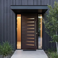 Portes d'entrée pivotantes de sécurité en acier modernes DECOR avec fonction antivol pour maisons, appartements, villas et halls