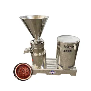 Multifunction peanut butter grinding machine,tahini grinder,wet colloid mill/food grinding machine chili sauces red bean grinder