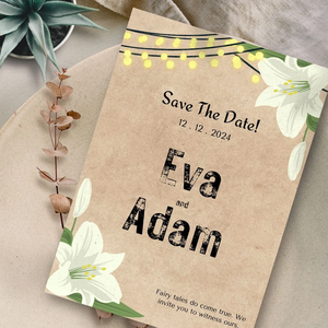 Invitation personnalisée de luxe vintage A5 pour <span class=keywords><strong>mariage</strong></span>, fête, anniversaire, fournisseur, <span class=keywords><strong>parchemin</strong></span> avec enveloppe - Product Image 6