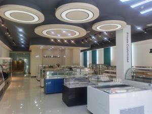 BREVIT-<span class=keywords><strong>vitrina</strong></span> enfriadora de vidrio para panadería, <span class=keywords><strong>vitrina</strong></span> de exhibición de sándwich, <span class=keywords><strong>vitrina</strong></span> de pastel para los supermercados - Product Image 5