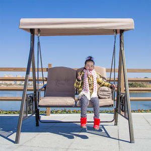 Chaise suspendue double pour l'extérieur, fauteuil suspendu pour balcon, salon de jardin, <span class=keywords><strong>hamac</strong></span> de loisirs pour enfants, mobilier d'extérieur général - Product Image 1