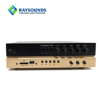 Amplificateur audio PA multi-zones 35W 4 canaux avec USB, carte SD et sirène pour écoles et mosquées (vente en gros)