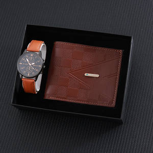 Classic <strong>Geneva</strong> Men's Versatile Fashion <strong>Watch</strong> Hot Sale Business Two-Eye Wristwatch <strong>Set</strong> Alloy Bracelet 30mm Quartz <strong>Watches</strong> <strong>Set</strong> - Product Image 2