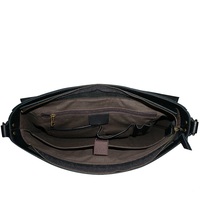 Sac Messager en Cuir Crazy Horse Magnétique avec Fermeture Éclair pour Hommes, Porté 2 Façons, Compatible Ordinateur Portable, Sac à Bandoulière Rétro Fait Main Personnalisé, Vente en Gros