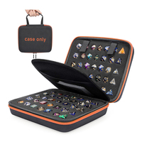 Étui rigide rectangulaire personnalisé en EVA avec fermeture éclair pour dés de jeu de rôle DND et accessoires de jeux de table