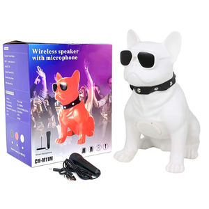 Altavoz Inalámbrico Bull Dog, Altavoz Inalámbrico Estéreo con Bajos Profundos, Carcasa de Esmalte, Altavoz Portátil Creativo con <span class=keywords><strong>Radio</strong></span> FM - Product Image 3