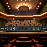 Système de gestion de haut-parleurs de processeur audio professionnel A48S 96K avec FIR Auto EQ 4In8Out DSP Construction métallique