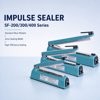 Scelleuse manuelle SF-300, largeur de scellage 2 mm, corps en fer 300 mm (12 pouces), machine à sceller pour petites commandes, idéale pour l'emballage du quinoa