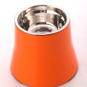 High Quality Cat Bowl Double Anti Spill <b>Ceramic</b> Pet Food Water Bowl with Wooden Stand for Kittens Wholesale - Product Image 6