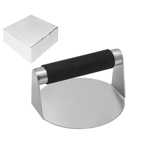 Presse à Smash Burger en Acier Inoxydable 430, 1,5 mm 2 mm, Finition Brossée, Ronde, pour Plaque <span class=keywords><strong>de</strong></span> Cuisson et Barbecue, Vente en Gros - Product Image 3