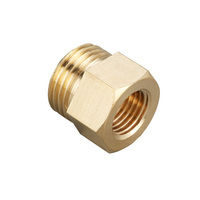 Manomètre en laiton connecteur réducteur filetage mâle à filetage femelle adaptateur raccords pneumatiques accessoires de compresseur d'air