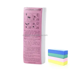 Giấy dải cho tóc loại bỏ 50 pcs dùng một lần sáp dải không dệt vải giấy sáp dải