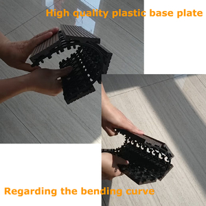 أرضيات خارجية من مركب الخشب والبلاستيك بتأثير ثلاثي الأبعاد، مقاومة للماء وخفيفة الوزن ومضادة للعفن ومقاومة للأشعة فوق البنفسجية، سهلة الصيانة وبتصميم عصري - Product Image 3