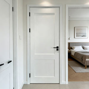 <span class=keywords><strong>Porte</strong></span> <span class=keywords><strong>intérieure</strong></span> contemporaine américaine en placage de bois blanc avec finition imperméable, portes intérieures en bois pour maison - Product Image 1