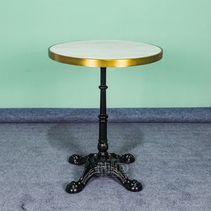 Base de table industrielle en fonte grand noir <span class=keywords><strong>4</strong></span> <span class=keywords><strong>pieds</strong></span> de table basse piédestal de table à manger revêtement de poudre de jambe de mini barre pour l'hôpital - Product Image 3