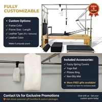 3-en-1 combo Studio gimnasio en casa equipo de entrenamiento Cadillac trapecio combinación pilates reformador