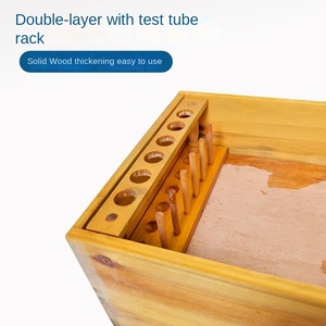 Cesta de Madera Portátil para Almacenamiento de Reactivos, Equipo para Experimentos Físicos, Químicos <span class=keywords><strong>y</strong></span> Biológicos, Suministros de Laboratorio - Product Image 3
