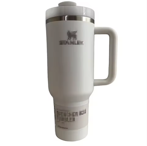 Gobelet isotherme en acier inoxydable <span class=keywords><strong>de</strong></span> 40 oz avec poignée et couvercle, tasse <span class=keywords><strong>de</strong></span> voyage à double paroi pour café, tasse portable pour voiture pour boissons chaudes et froides - Product Image 2