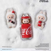 Authentique pour Pop Mart Officiel Labubu Monsters Coca Colas Cola Boîte Mystère Surprise Peluches Mignonnes de Dessin Animé Pendentifs Poupées