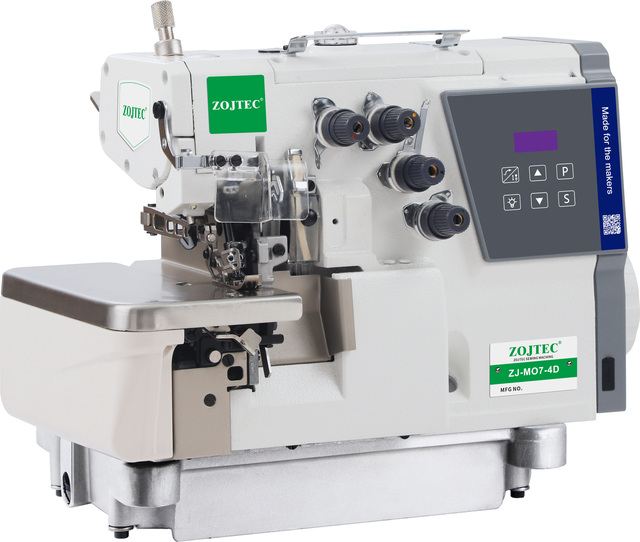 ZOJTEC ZJ-MO7-4D New Design Direct Drive 4 Thread Overlock Sewing Machine