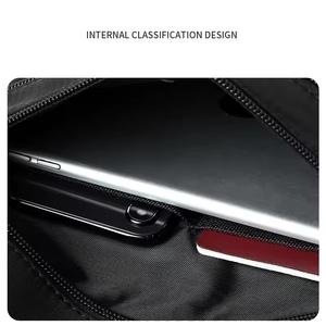 Sac à bandoulière vintage imperméable Oxford tendance, sac à bandoulière décontracté pour homme, noir, fermeture éclair fonctionnelle, sac bandoulière pour homme et femme, été - Product Image 5