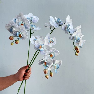 ดอกไม้ประดิษฐ์ขายส่ง 83 ซม. ทำด้วยมือจากยางลาเท็กซ์ กล้วยไม้ฟาแลนนอปซิส สำหรับตกแต่งบ้าน ปีใหม่ - Product Image 6