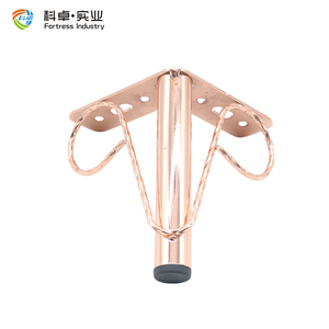 All'ingrosso metallo moda oro rosa gamba dei capelli della sabbia Hardware moderno piede d'oro pesante gambe da tavolo ad angolo divano gambe - Product Image 6